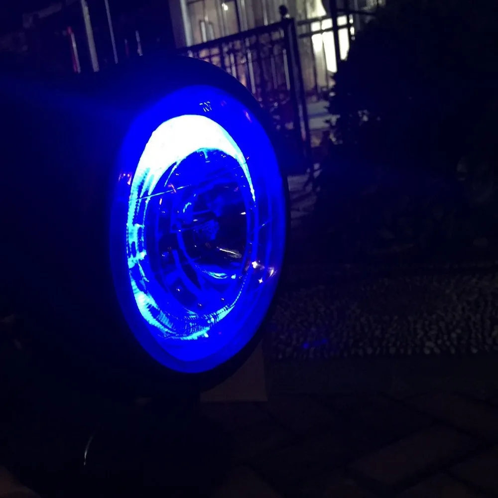 E-mark 7 дюймов 12 В мотоцикл bandit 650 налобный фонарь Для GN125 CBR125R CB500 CNC m109r вспомогательный мотоцикл фары объектив