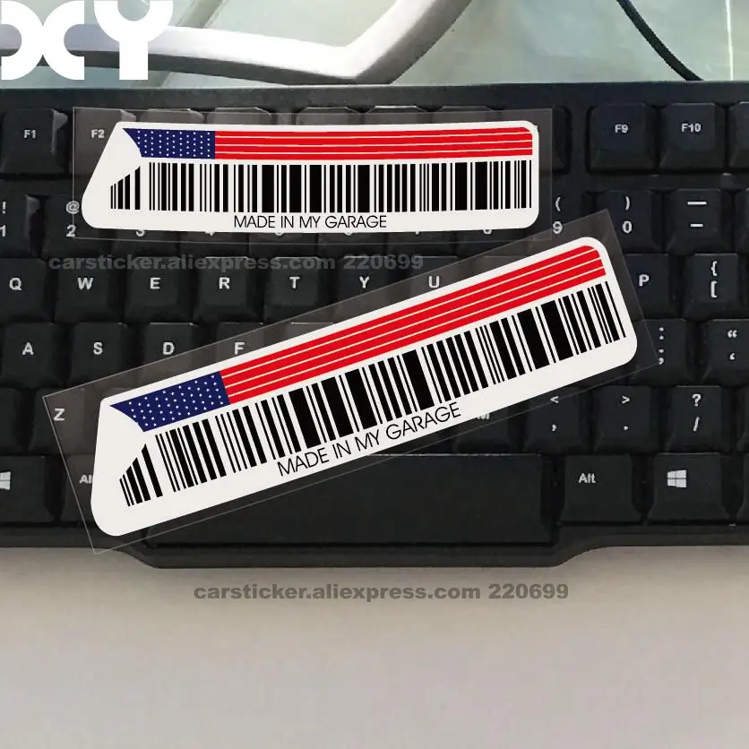 Сделано в моем гараже забавные автомобильные Стикеры наклейки для автомобилей