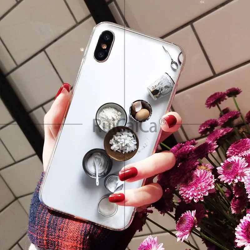 Мягкий силиконовый чехол Ruicaica для Apple iPhone 8 7 6 6S Plus X XS MAX 5 5S SE XR|Чехлы-накладки| |