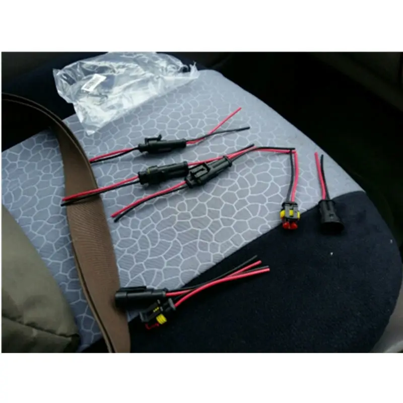 Набор водонепроницаемых 2-контактных соединителей для проводов с AWG морские