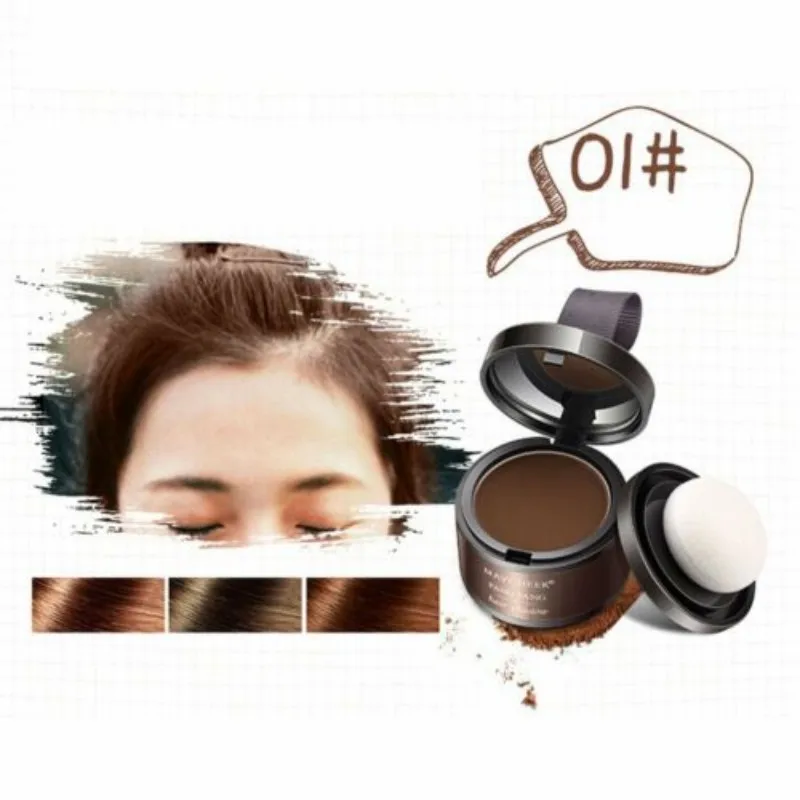4 Colors Hair Shadow Powder Hairline Repair Hair Shadow Trimming Powder Makeup Hair Natural Cover