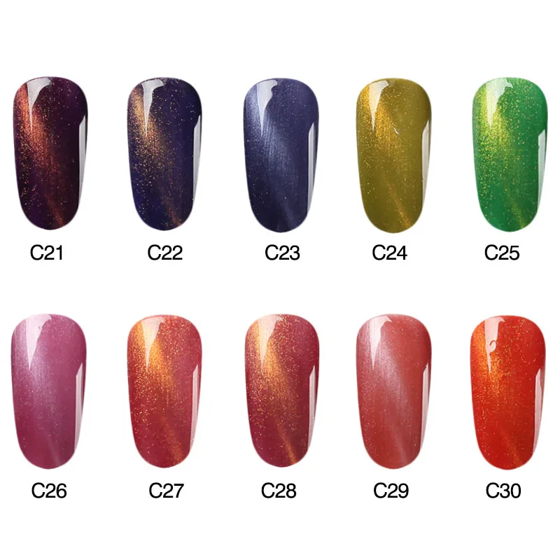 NAILWIND 9 2 мл Горячая Распродажа кошачий глаз C01 C30 Цвет Модный УФ гель для ногтей