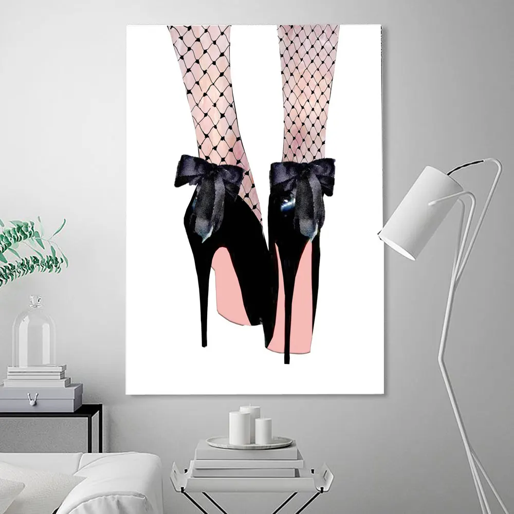 Художественный принт губной помады Скандинавский современный парфюм на высоких