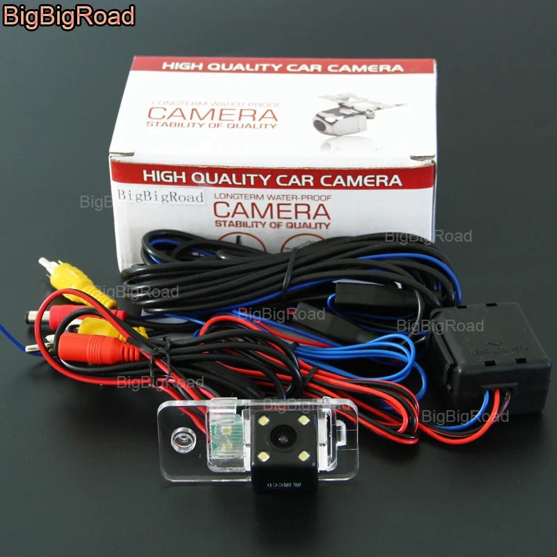 Камера заднего вида BigBigRoad для Audi A3 A6L A6 A8 A4 B6 / B7 B8 Q7 S5 S6 S8 RS4|reverse backup camera|car rear view reversecar