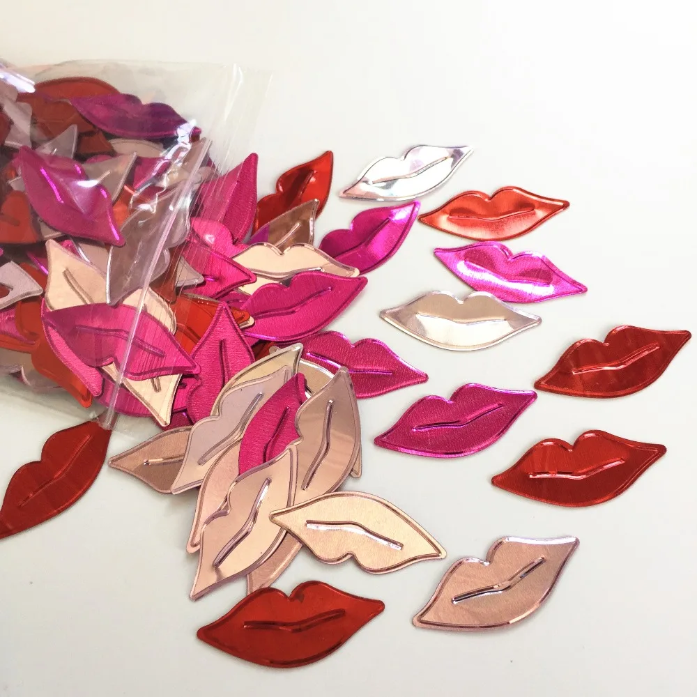 

Bridal shower Hen Party Big Lips Confetti Table Sprinkles