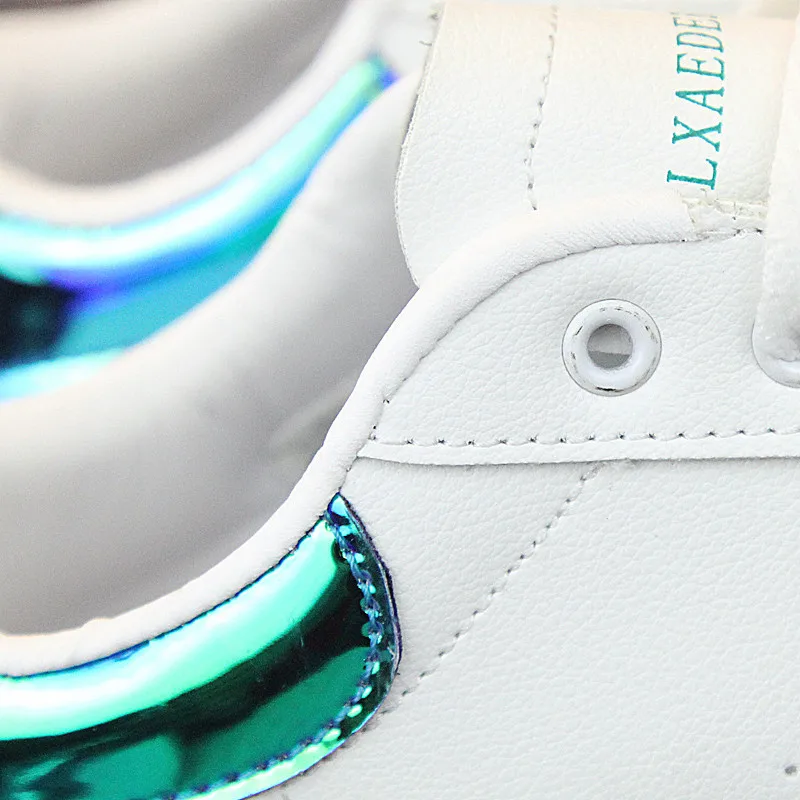 Женские Дизайнерские кроссовки на танкетке Белые Повседневные теннисные