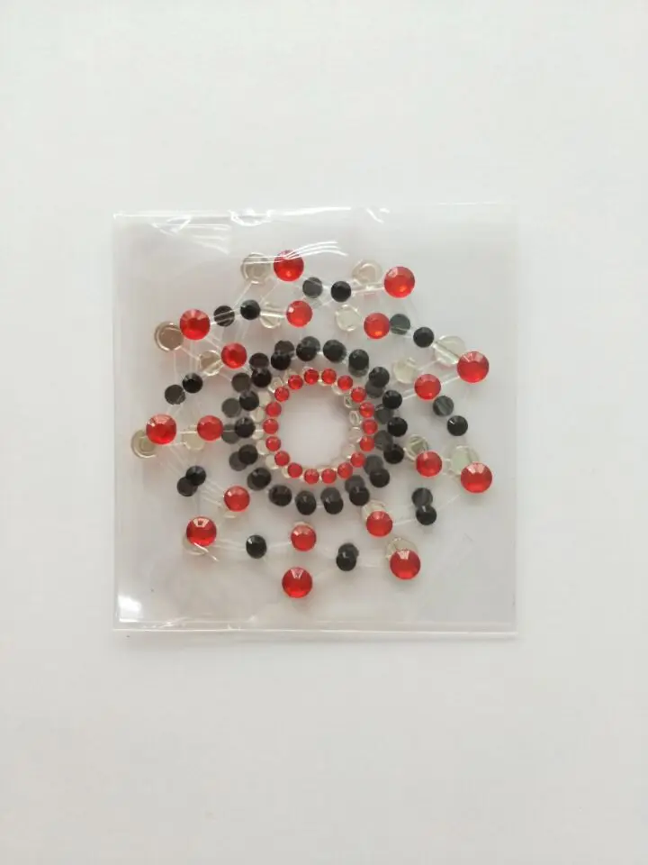 Акриловая смола дрель палка наклейка Bindi подобранный Богемии и племенной Стиль ниппель Драгоценности комод Декор Стикеры