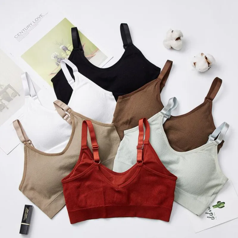 Женский спортивный бюстгальтер Быстросохнущий Мягкий регулируемый Топ без