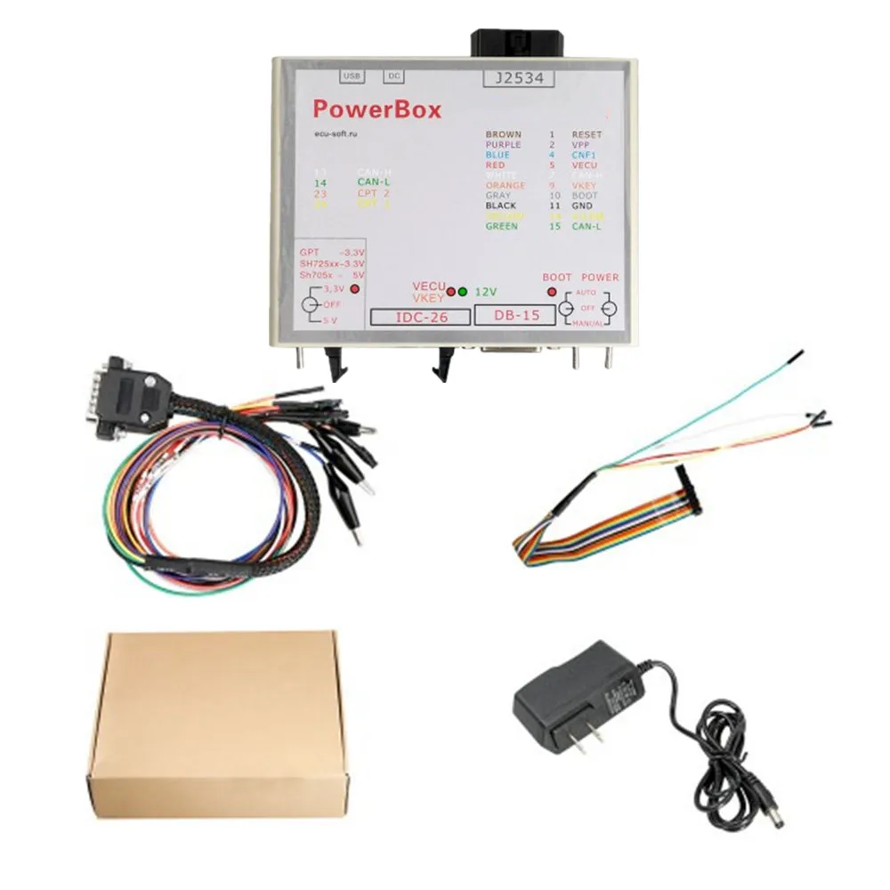 PowerBox J2534 адаптер для KTM ECU программист - Цвет: Powerbox with Cables