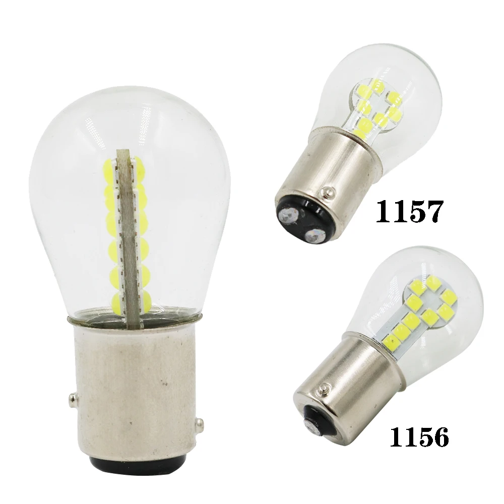 YSY 4X P21W BA15S 1156 1157 BAY15D Светодиодные Автомобильные задние тормозные лампы 12V 3030 18smd