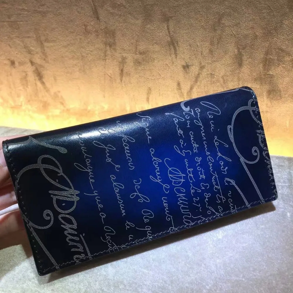 Мужской Длинный кошелек из натуральной кожи 5 цветов | Багаж и сумки