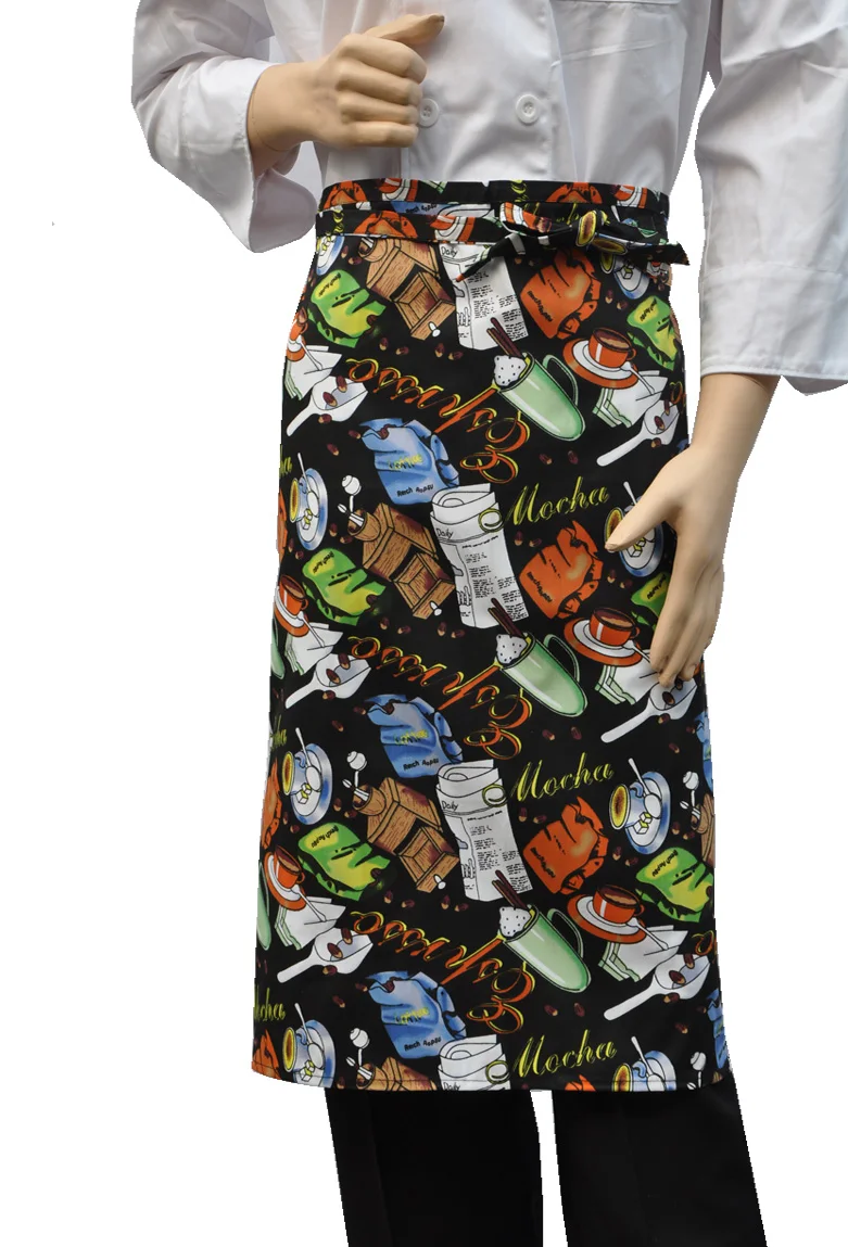 Горячие Красочные унисекс модные фартуки кухонные повара новые высшего качества