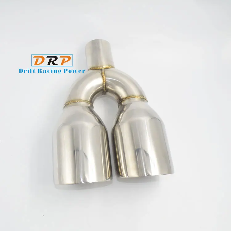 1 шт. наконечник выхлопной трубы из нержавеющей стали универсальный глушитель