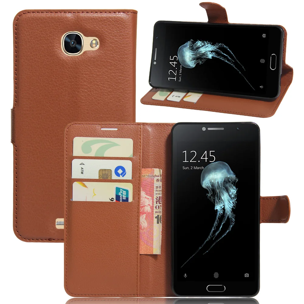 2017 бумажник из искусственной кожи Винтажный чехол для Alcate Flash Plus 2 откидной Чехол