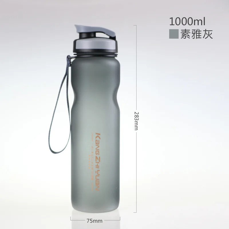 Бутылка для воды на 20 унций/0.6л 34 унции/1л бутылка для питья BPA бесплатно флип Топ Герметичная крышка для спорта на открытом воздухе тренажерный зал переносная космическая бутылка