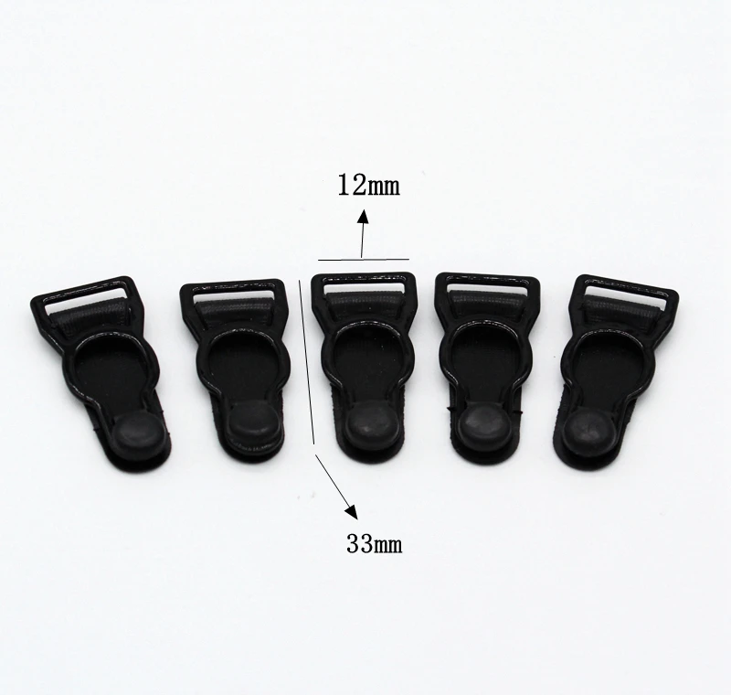 Inner 12mm Зажимы для подтяжек соски зажимы для лент зажим держатель утка-рот пряжки для бедер петли, чулки diy ремесло аксессуары - Цвет: Inner 12mm