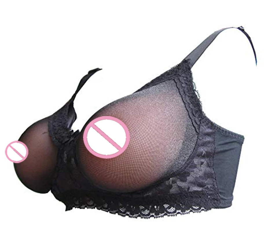 Sexy See Through mastectomy Bra Pocket for Silicone Breast forms Comfortable Ajusen Fake |