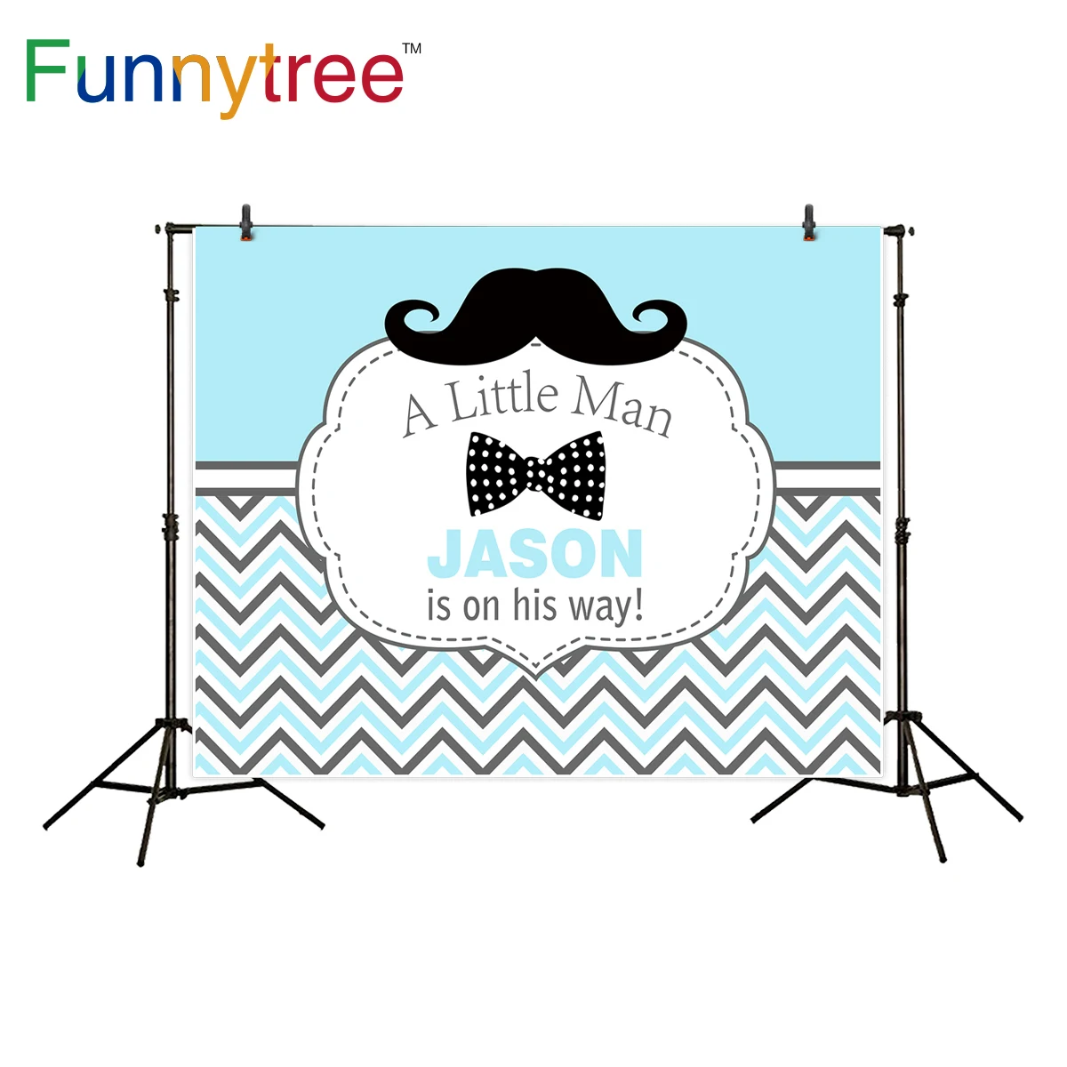 Фон Funnytree для фотосъемки с изображением маленького человека баннер на день