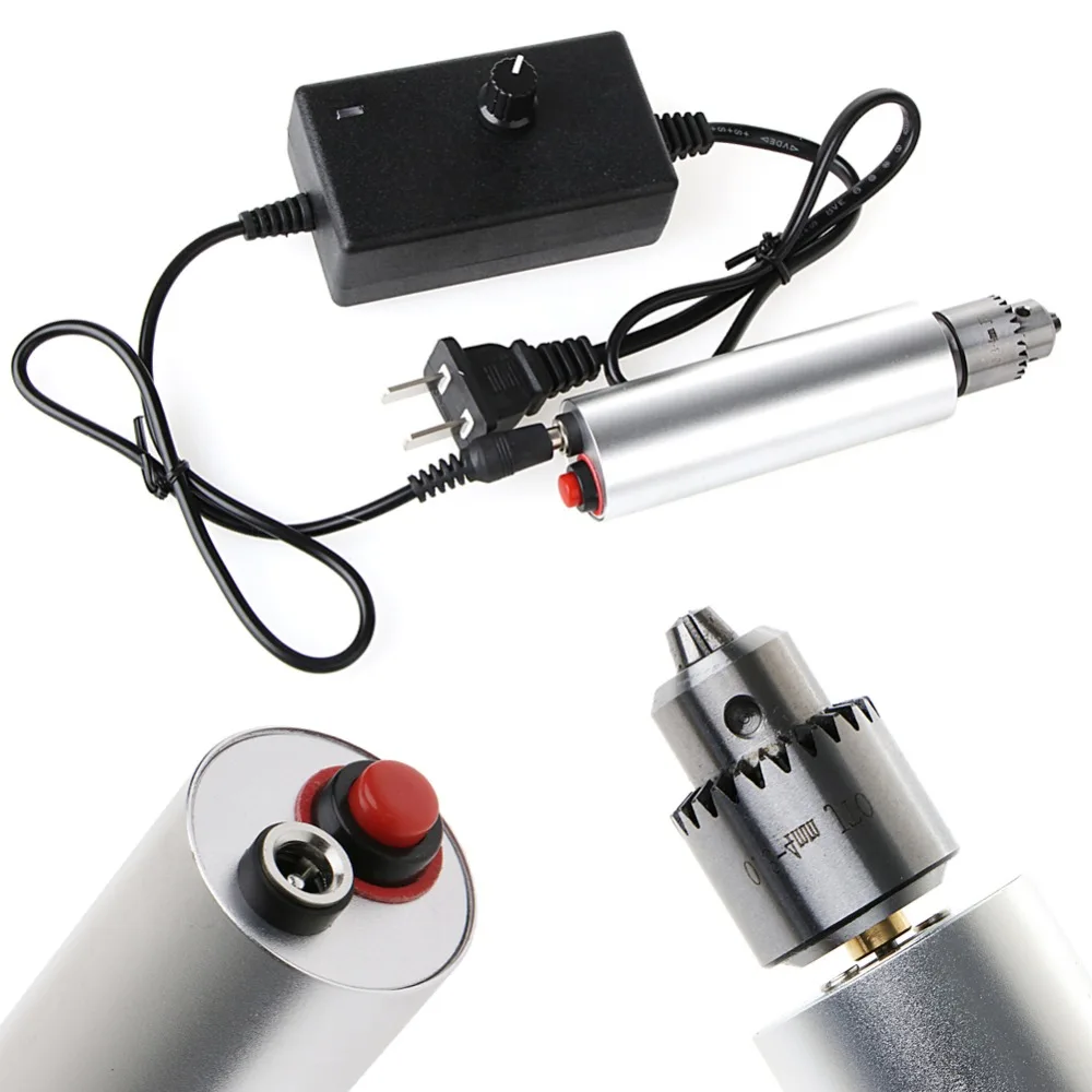 Новинка миниатюрная электрическая ручная дрель постоянного тока 3 в 24