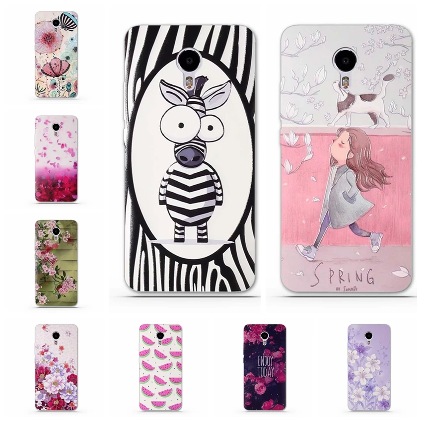 Чехол для телефона Meizu M3 Note Мягкая силиконовая задняя крышка из ТПУ с милым котом