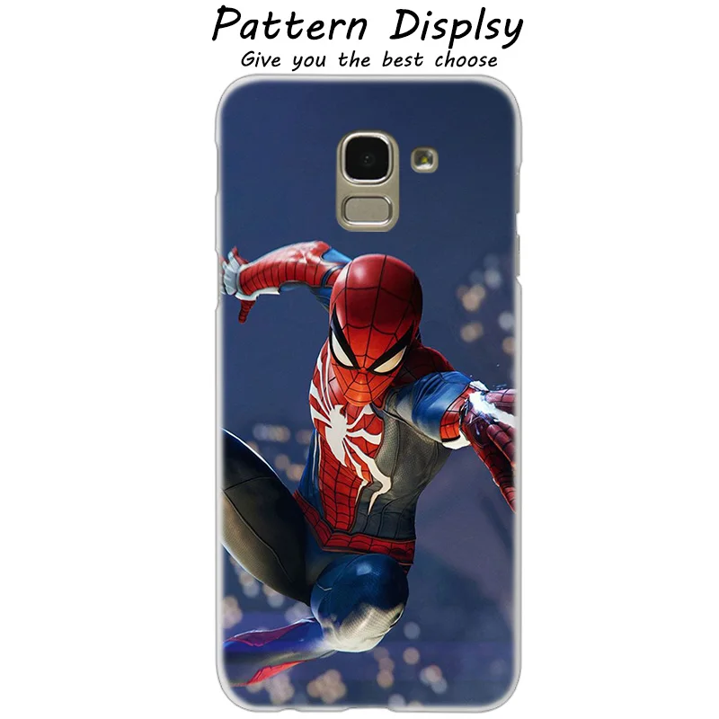 012 Жесткий чехол Marvel Hero с человеком-пауком для samsung Galaxy J2Pro J4 J6 J8 J3 J5 J7 2017EU Prime CORE Plus Модный чехол - Цвет: 012