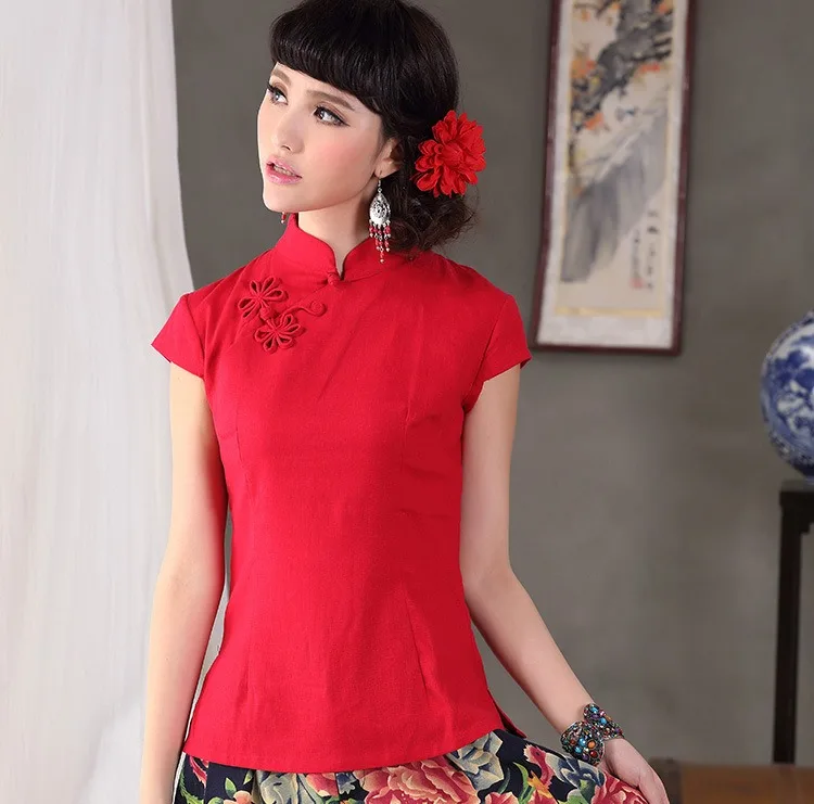 Шанхайская история национальный тренд китайский стиль топ Ципао традиционный