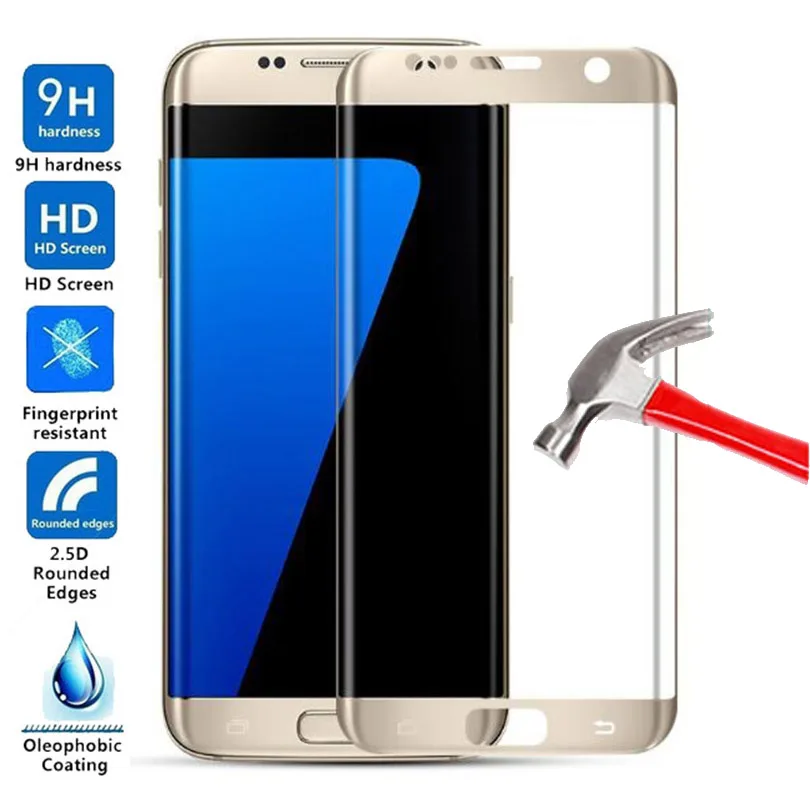 

9H full Tempered Glass For Samsung Galaxy S7 Edge Screen Protector For Samsung S7 Edge Protective Glass Film
