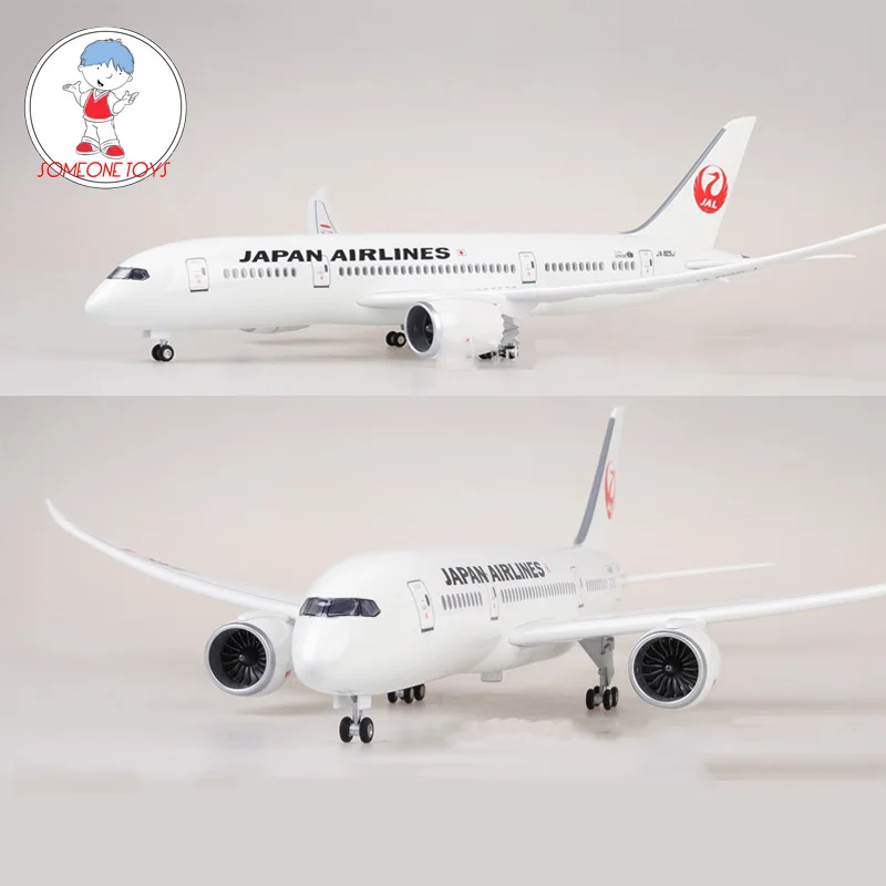 1/130 масштаб 43 см самолет Boeing B787 Dreamliner Американская модель самолетов W свет и