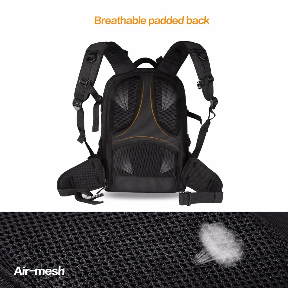 K & F CONCEPT Многофункциональный Водонепроницаемый рюкзак для камеры DSLR сумка