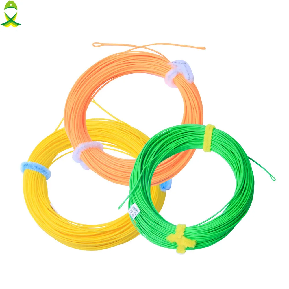 Леска для ловли нахлыстом с двумя сварными петлями 100 футов|fishing line|fly linefloating line |