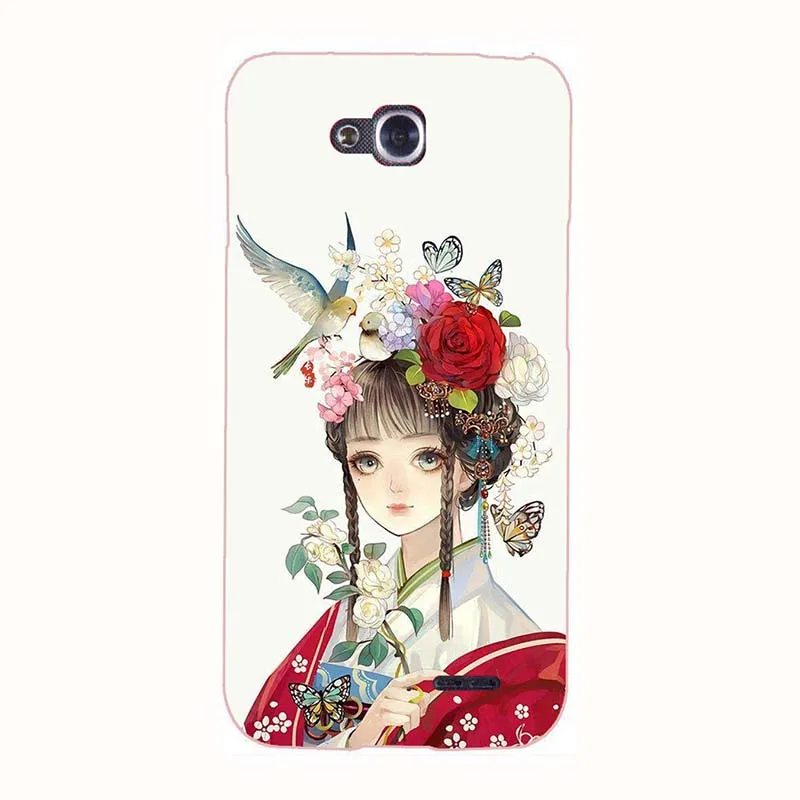 A310 Phone Cases For For LG Optimus L90 D410 D405 D405N Case Print Rose Wolf Patterned Cover Soft Silicone Back Shell Fundas Para - Цвет: A310