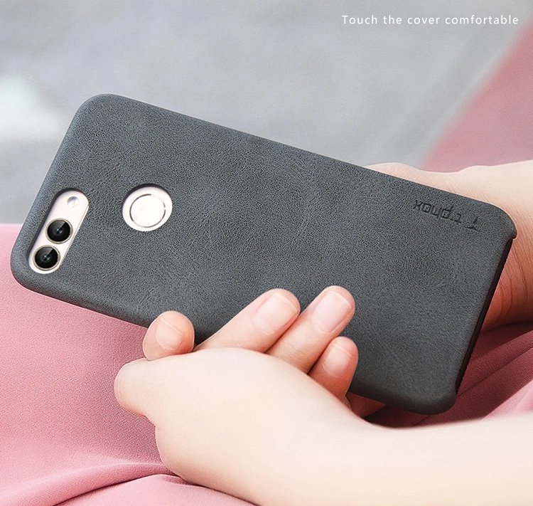 T-phox для P smart/7 s/7 s vintage series с тоньше PU и хорошую защиту |