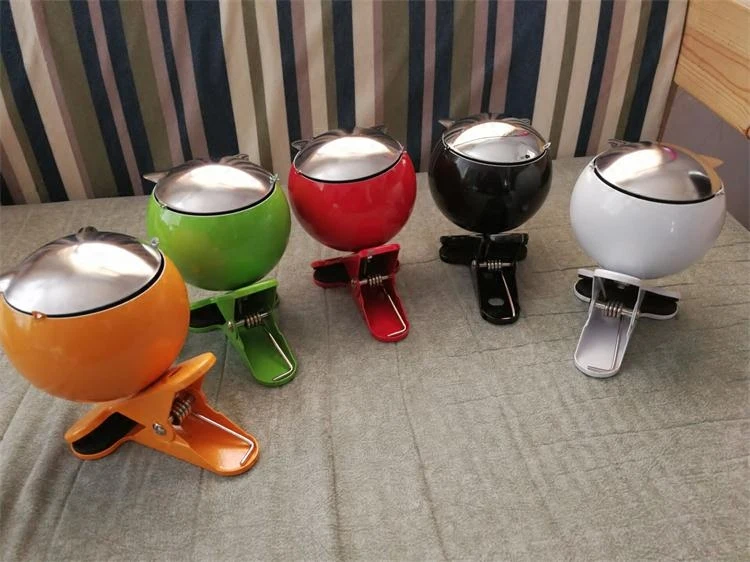 Пепельница с крышкой для ремня зажимом Настольная пепельница бар KTV большой