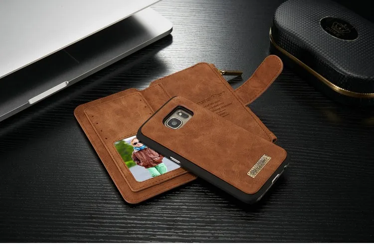 CaseMe Stand Wallet Phone Case Leather For Samsung Galaxy S6 edge Plus S7 |