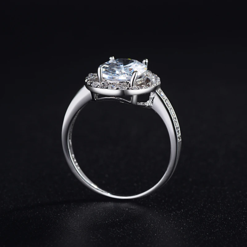 Женское Обручальное Кольцо Yanleyu овальное кольцо из стерлингового серебра 925