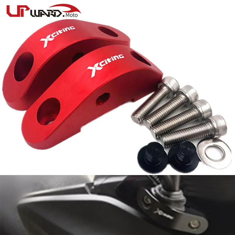 

For KYMCO NIKITA 200 300 Downtown 200i 300i Xciting 250 300 Motorcycle Mirror Riser Extenders Spacers Extension Adapter Adaptor