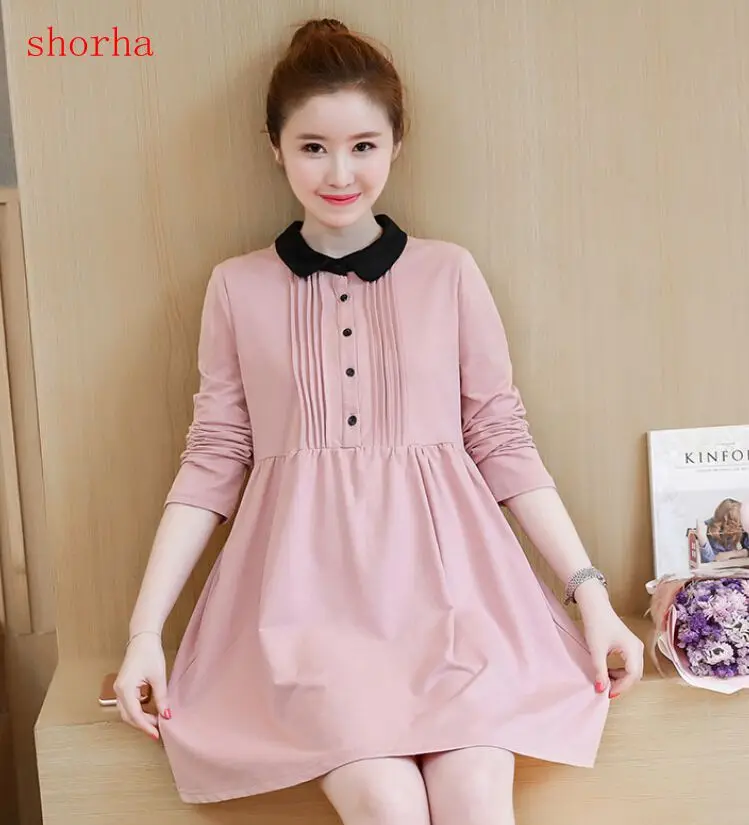 Платье для беременных осень зима новое платье с длинным рукавом осеннее