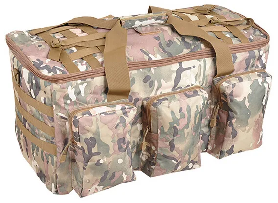 CP camouflage Мужские Винтажные дорожные сумки, камуфляжная многофункциональная сумка для багажа, военный Большой Вместительный мужской рюкзак 55Л, рюкзаки для путешествий - Цвет: CP camouflage