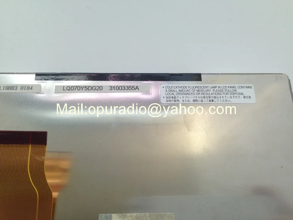 ЖК-дисплей SHARP LQ070Y5DG20 LQ0DAS3006 с сенсорным экраном для автомобиля Ford Mondeo DVD Радио
