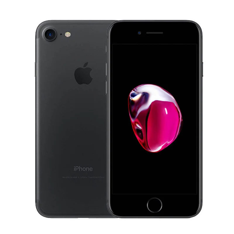 Usediphone 7 black Разблокированный используемый Apple iPhone 7/iPhone 7 Plus четырехъядерный мобильный телефон 12,0 МП камера 32G/128G Rom IOS отпечатков пальцев Смартфон - Цвет: Usediphone 7 black