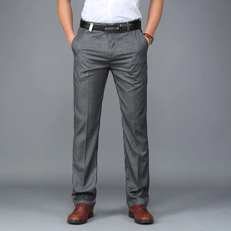 2017 летние тонкие мужские брюки среднего возраста деловые повседневные из