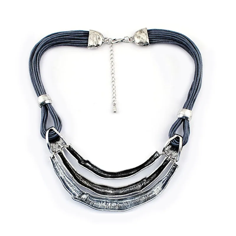 Ожерелье с подвеской 3 слоя винтажное ожерелье новое модное глянцевое в стиле