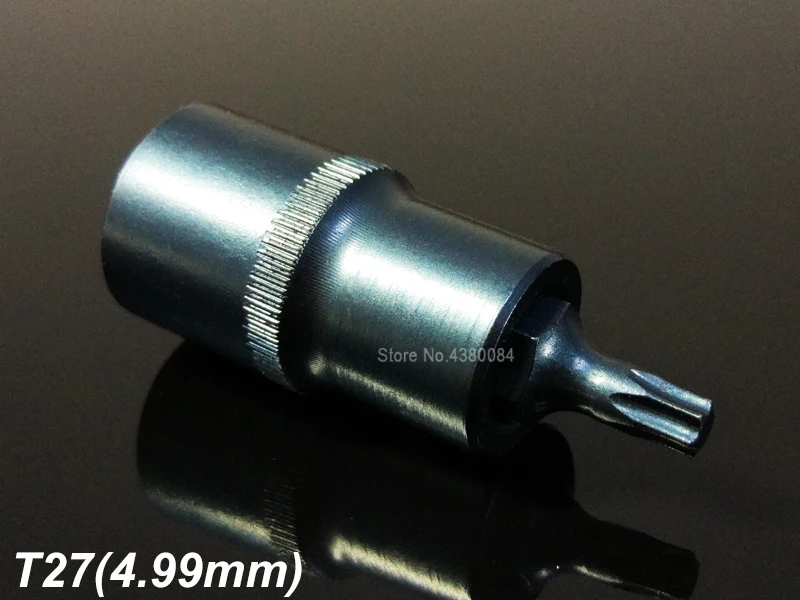 11Sizes TORX Screwdriver Bits 1/2" Socket Adapter Motor/Car 6 Point Spline Screw Driver Bits 55mm Power Hand Tools T20-T70(mm