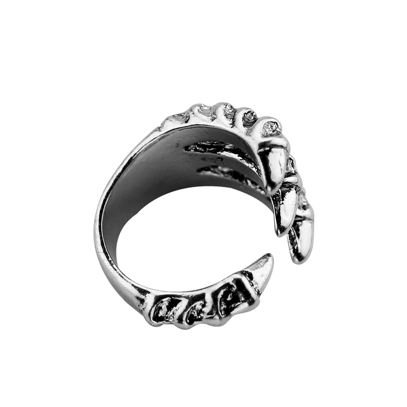 Кольцо в стиле панк рок с черепом ретро из цинкового сплава|championship rings|engagement