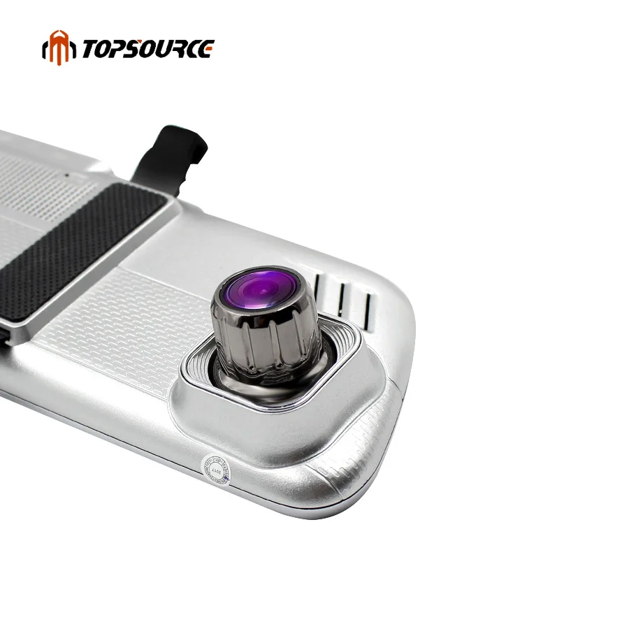 Автомобильный видеорегистратор TOPSOURCE 7 дюймов 3G зеркало Gps двойная камера