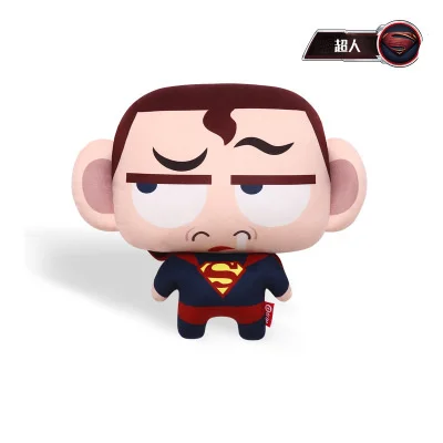 Superman B Автомобильная подушка для шеи, мультяшная, дышащая, авто, подушка для шеи, расслабляющая, поддержка шеи, подголовник, удобные мягкие подушки для путешествий - Цвет: Superman B