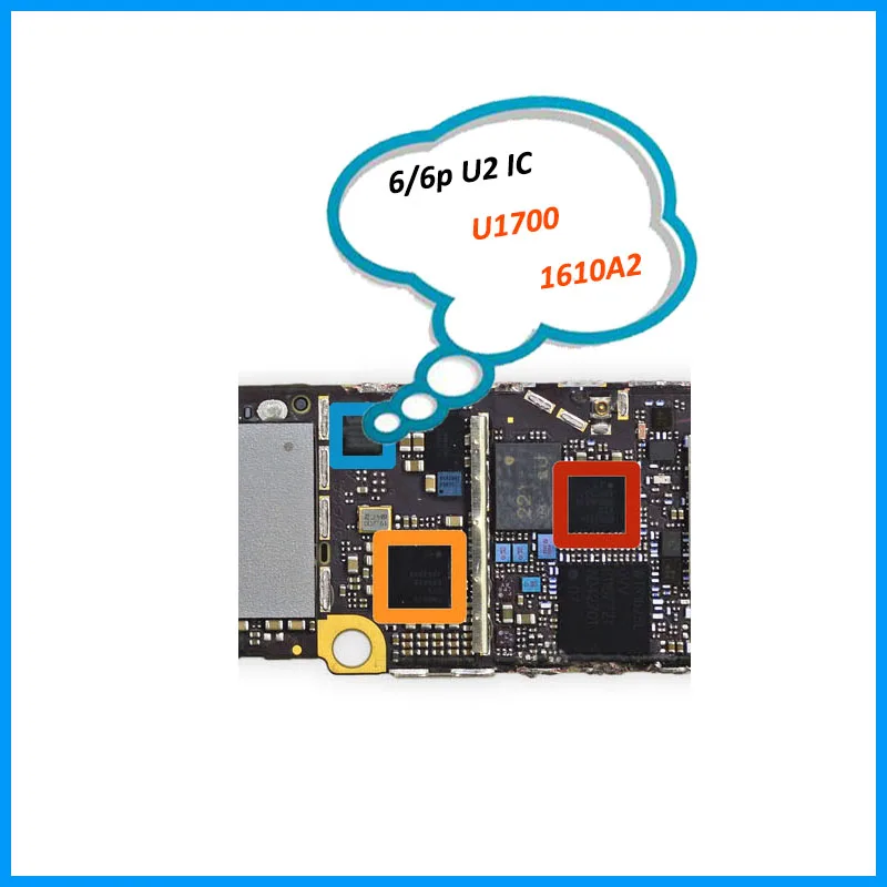 

10 шт. 1610A1 1610A2 1610A3 610A3B 1612A1 зарядное устройство ic для iphone 11 5S 6 6p 6s 6sp 7 7 plus 8 8P X U2 usb ic чип 36 контактов