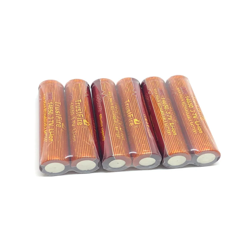 4 шт./лот TrustFire IMR 14650 950mah 3 7 V перезаряжаемая литиевая батарея литий-ионные батареи