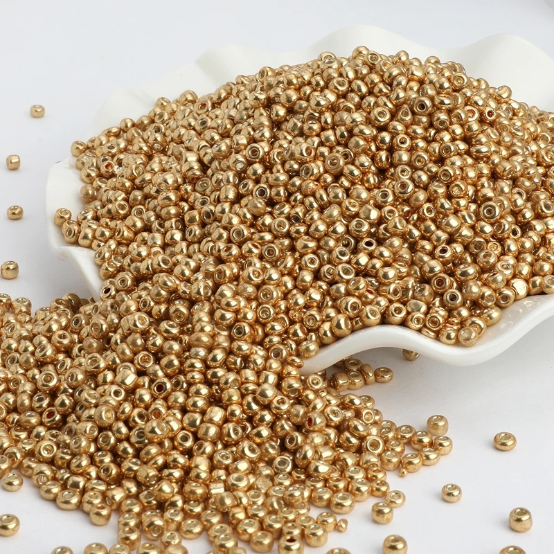 Стеклянные бусины 4 мм 200 шт./лот с круглыми отверстиями для изготовления