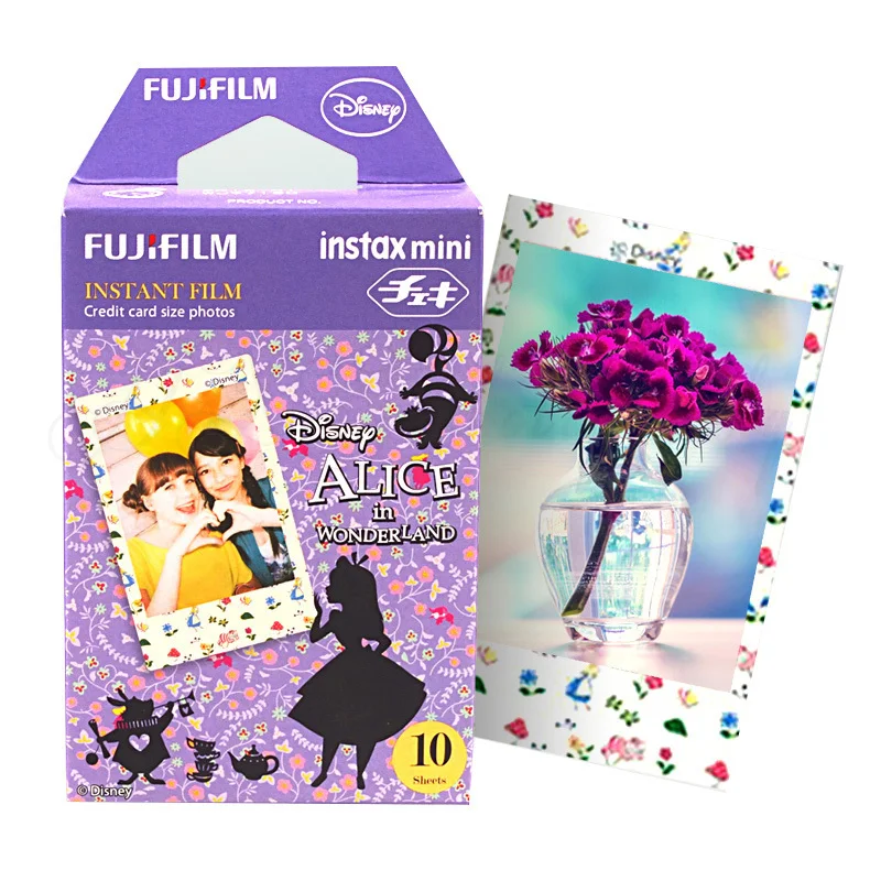 Подлинная Fuji Fujifilm Instax Mini 8 9 пленка Алиса фотобумага 10 листов для 7s 70 90 25 мгновенная